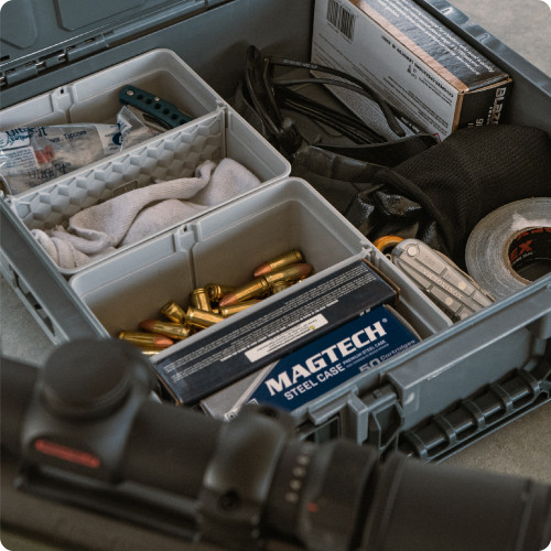 Aggregate Rifle Box CrateShot™ Field Box | Rugged Modular Storage Box | UbeCube