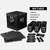 What’s Inside the 3x3 Grabinet Kit – UC01™ collapsible crate with 9 small 3x3 Grab Bins and CrateRails shown separately.