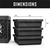 Single Bay Dropin™ | Dimensions – Size reference graphic showing dimensions of the Single-Bay Drop-in™ tray. Single Bay Dropin™ | Dimensions – Size reference graphic showing dimensions of the Single-Bay Drop-in™ tray.
