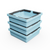 Single Bay Dropin™ | Stack of Trays – Multiple Single-Bay Drop-in™ trays stacked together for storage or transport. Single Bay Dropin™ | Stack of Trays – Multiple Single-Bay Drop-in™ trays stacked together for storage or transport.