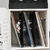 Vinyl storage crate stacked on side – CrateVinyl™ crate positioned sideways with records stored upright inside.
