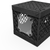 Clear Window MOD Panel installed on the side of a black UbeCube™ crate. Clear Window MOD Panel installed on the side of a black UbeCube™ crate.