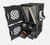 UbeCube Combo Pack 02 used for media organization with vinyl records, video games, and headphones stored inside modular crates.