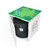 CratePlay™ Toy Storage Bag stored inside a white UbeCube crate under a terrain CratePlay™ Build Plate.