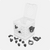 White UbeCube BenchBox UC01 crate with plier holders, hooks, drill holder, and cup holder attachments for organized workbench storage.