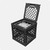 CrateWhite™ Starter Kit showing a UC02™ crate with open lid and CrateWhite™ Tacklebox installed inside using CrateFin™ rails.