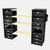 CrateWhite™ TackleStack 04 premium fishing garage storage system with dual crate towers, shelf spans, Tackleboxes, bins, and pull-out trays.