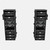 CrateWhite™ TackleStack 04 shown as two crate towers with Outfitter Kits, Tackleboxes, Fishing Pole Holders, and modular storage components.