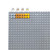 PixelPanel™ Metallic Bulk Pixel color chart displaying four metallic color options installed on a gray CratePlay™ Build Plate.