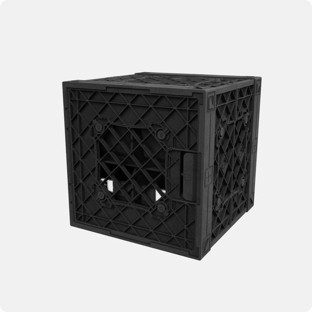 2x2 Grabinet™ | Modular Storage Cabinet with 4 Bins | UbeCube