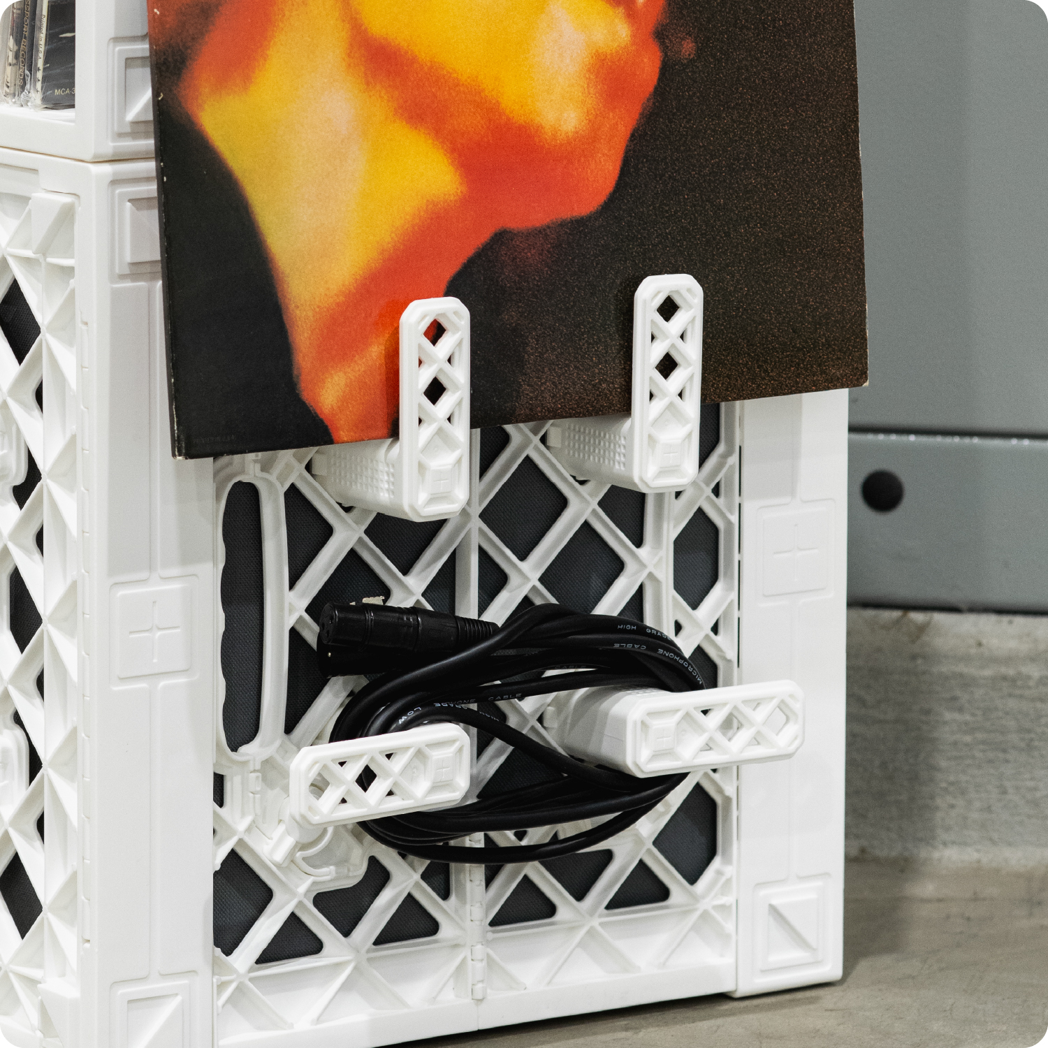 CrateVinyl™ | UbeCube™ Modular Record Storage Crate
