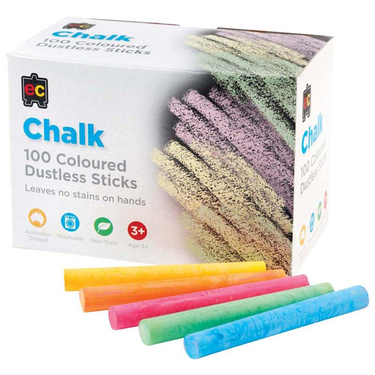 Standard Coloured Chalk - Every Educaid