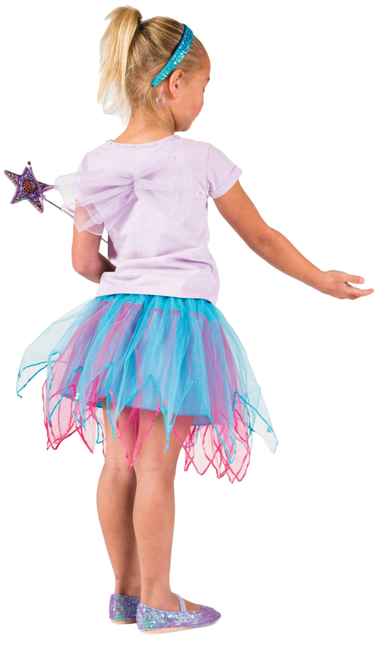 sachin and babi light blue dress Girl's Turquoise Fairy Costume - Small (1 Set(s))