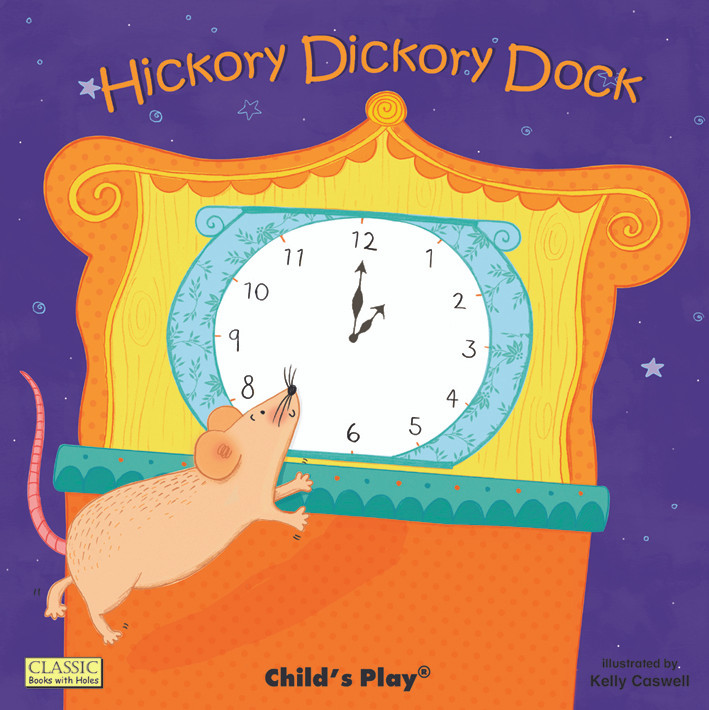 Hickory Dickory Dock Board Book (With Holes) - Every Educaid