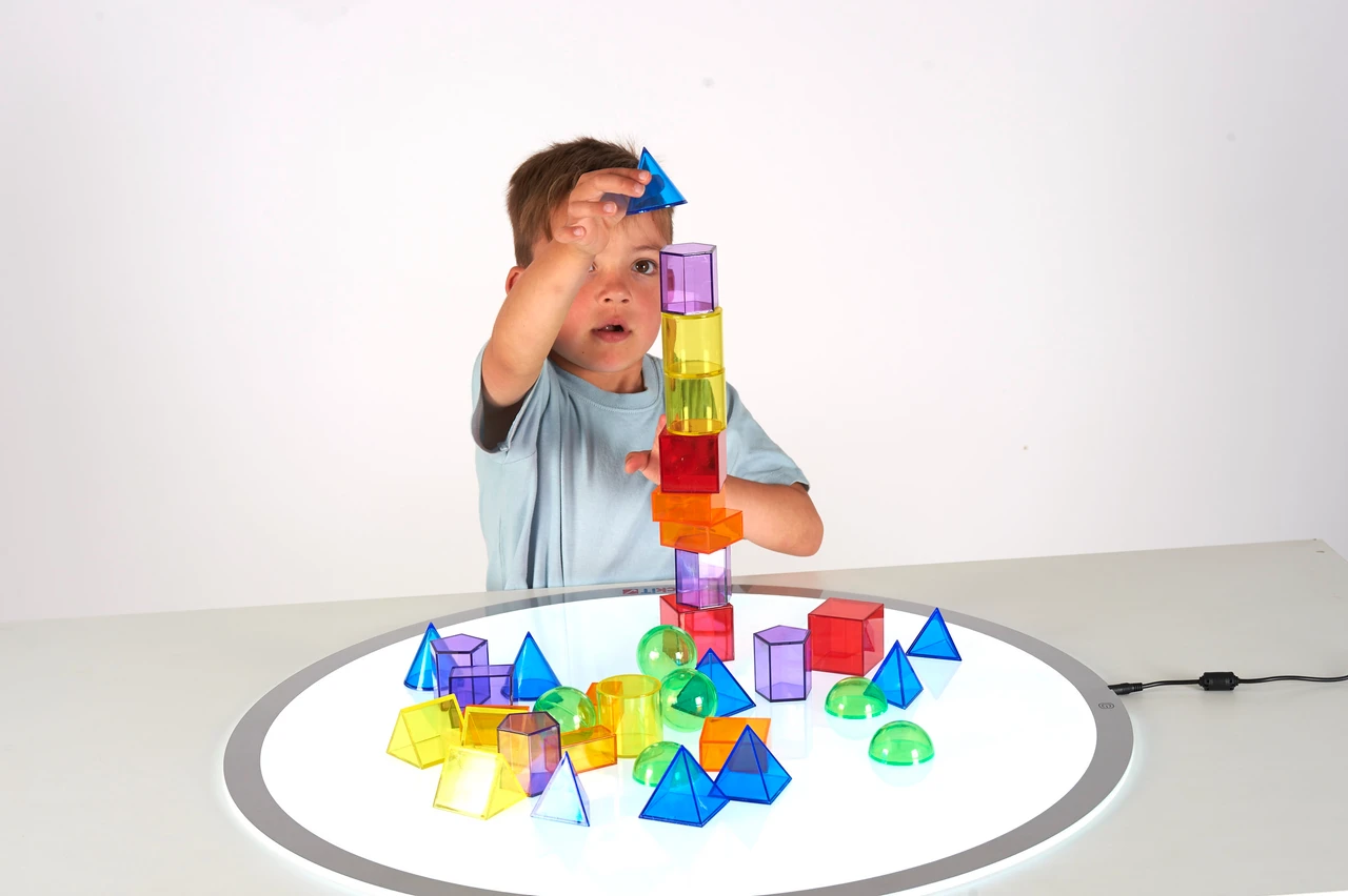 Translucent Geometric Solids - Every Educaid