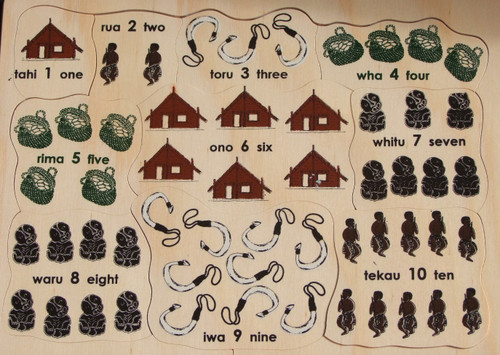 Bilingual Counting to 10 Puzzle