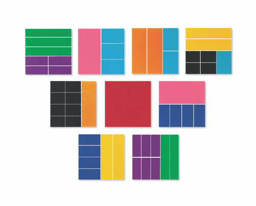 Rainbow Fraction Squares