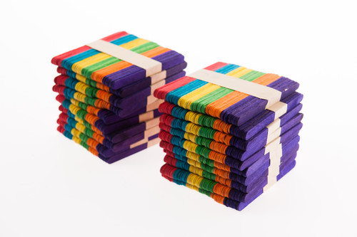 Coloured Craft Sticks Pack 1000