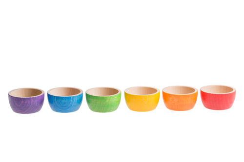 6 Coloured Bowls