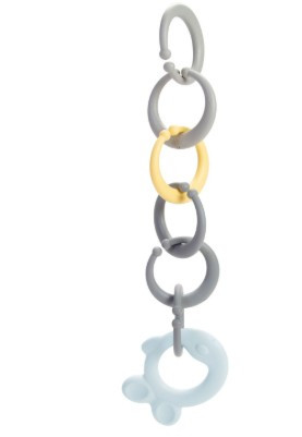 Tiny BIO Teether Ring Chain - Blue