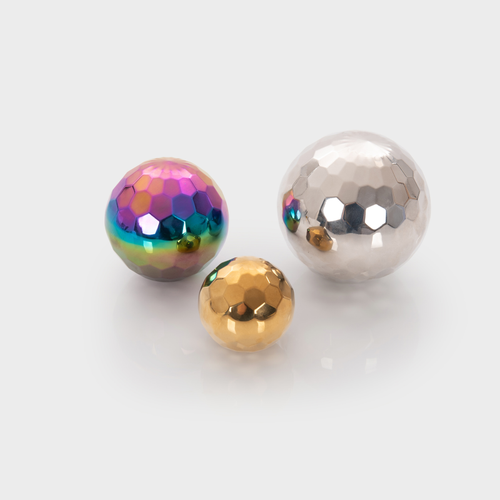 Sensory Steel Mosaic Mystery Balls - Set of 3 **New Product, Coming soon**