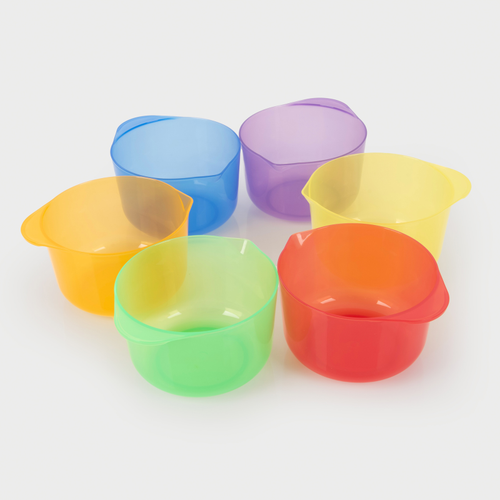 Translucent Colour Pouring Bowls- Set of 6**New Product, Coming soon**