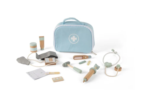 Doctor Set Wood In Giftbox 14 Pcs