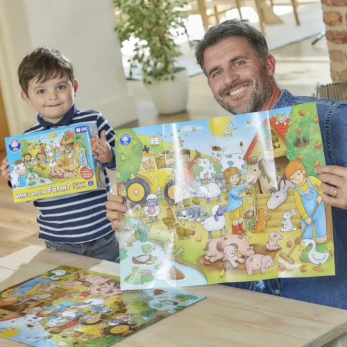 Who's On The Farm Puzzle