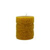 Fleur de Lys Pillar Beeswax Candle