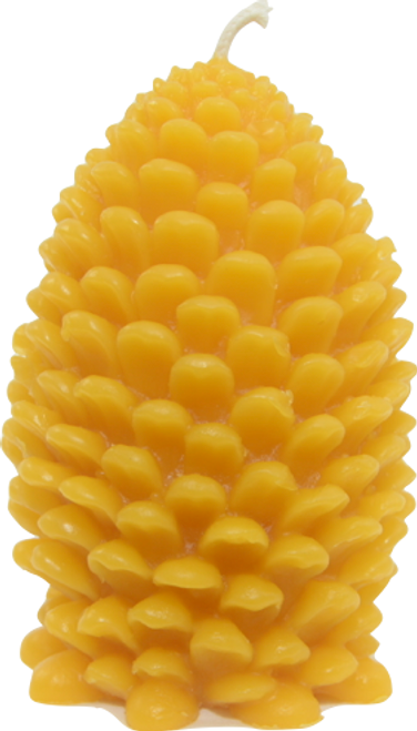 Large Pine Cone Beeswax Candle