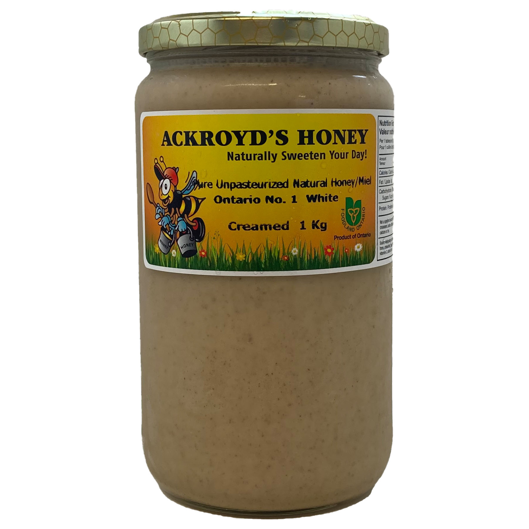 Cinnamon Creamed Honey 1Kg Ackroyd's Honey