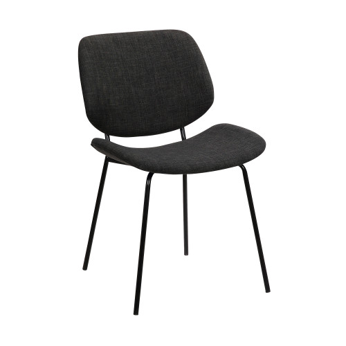 LCQUSIBLCH Quest Charcoal Modern Dining Accent Chair
