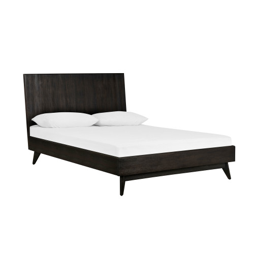 LCLFBDQN Baly Acacia Mid-Century Platform Queen Bed