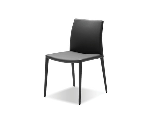 Dining Chair Zeno Grey Leatherette DCHZENOGREY