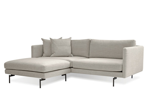 Tux Fabric Sectional Light Grey SECTUX9LGRE