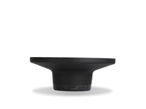 Coffee Table Spacer Matte Black Powder Coated Aluminum/Black WCOSPACMBLAMARBL
