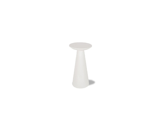 End Table Tower Low High Gloss White WENTOWEWHITSMALL