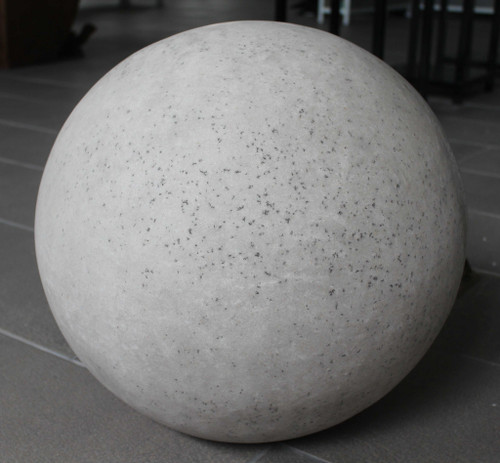 1" X 18" X 17" Gray, Sandstone, Outdoor Light - Ball (274810)