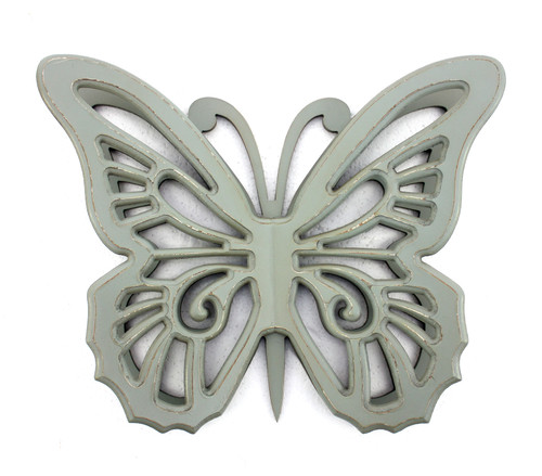 WD-023 Wood Butterfly Wall Decor (Pack Of 2)