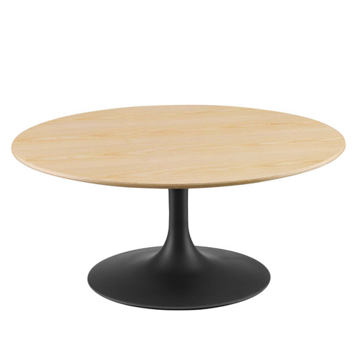 Lippa 36" Wood Coffee Table EEI-4882-BLK-NAT