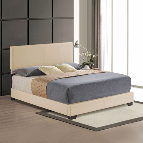 86" X 79" X 47" King Gray Pu Bed (286153)