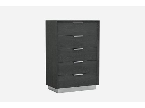 33" X 19" X 49" Grey Stainless Steel Drawer Chest (372058)