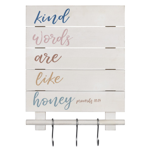 Kind Words Are Honey Wooden Wall Décor (383291)