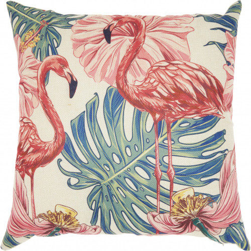 Flamingo Fun Throw Pillow (386639)