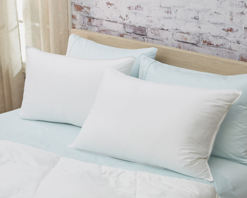 Lux Sateen Down Alternative Queen Size Medium Pillow (387813)