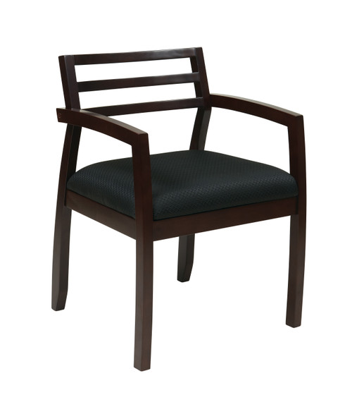 Napa Espresso Guest Chair - Black (NAP91ESP-3)