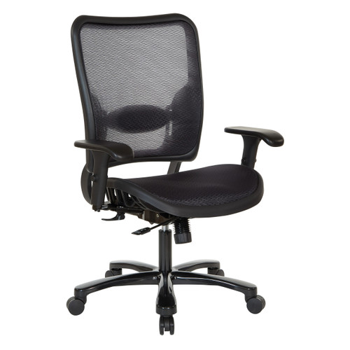 Air Grid Seat/Back Big & Tall Chair - Black (75-77A753)