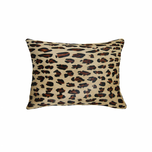 12" X 20" X 5" Leopard Cowhide - Pillow (316875)