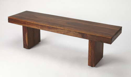 Modern Chunky Solid Wood Bench (389202)