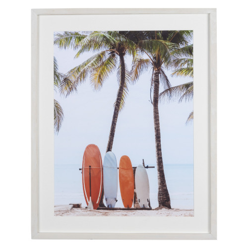 Framed Surfboard Wall Art (389408)